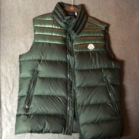 green moncler vest